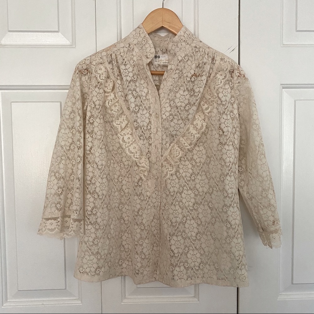 Vintage lace blouse